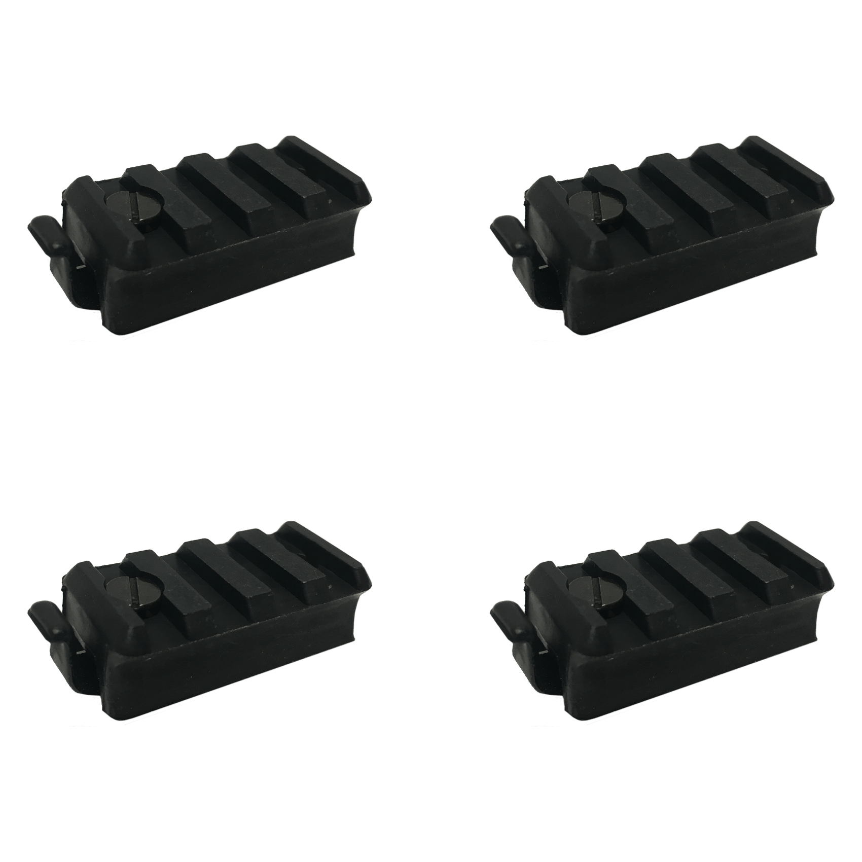 4 Pack Helmet Rail System 1913 Picatinny Adapter - GunNook Tactical