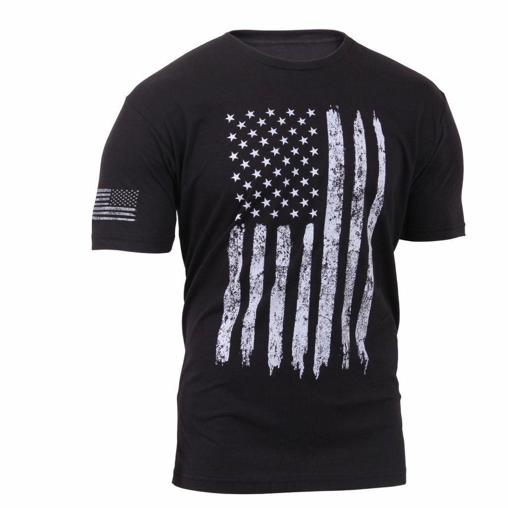 american flag athletic shirt