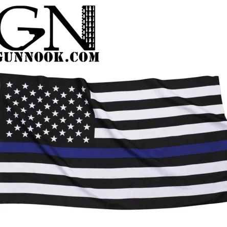 U.S. Thin Blue Line American Flag