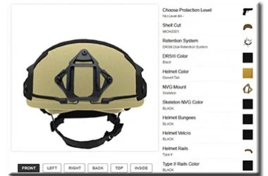 GunNook Helmet Builder