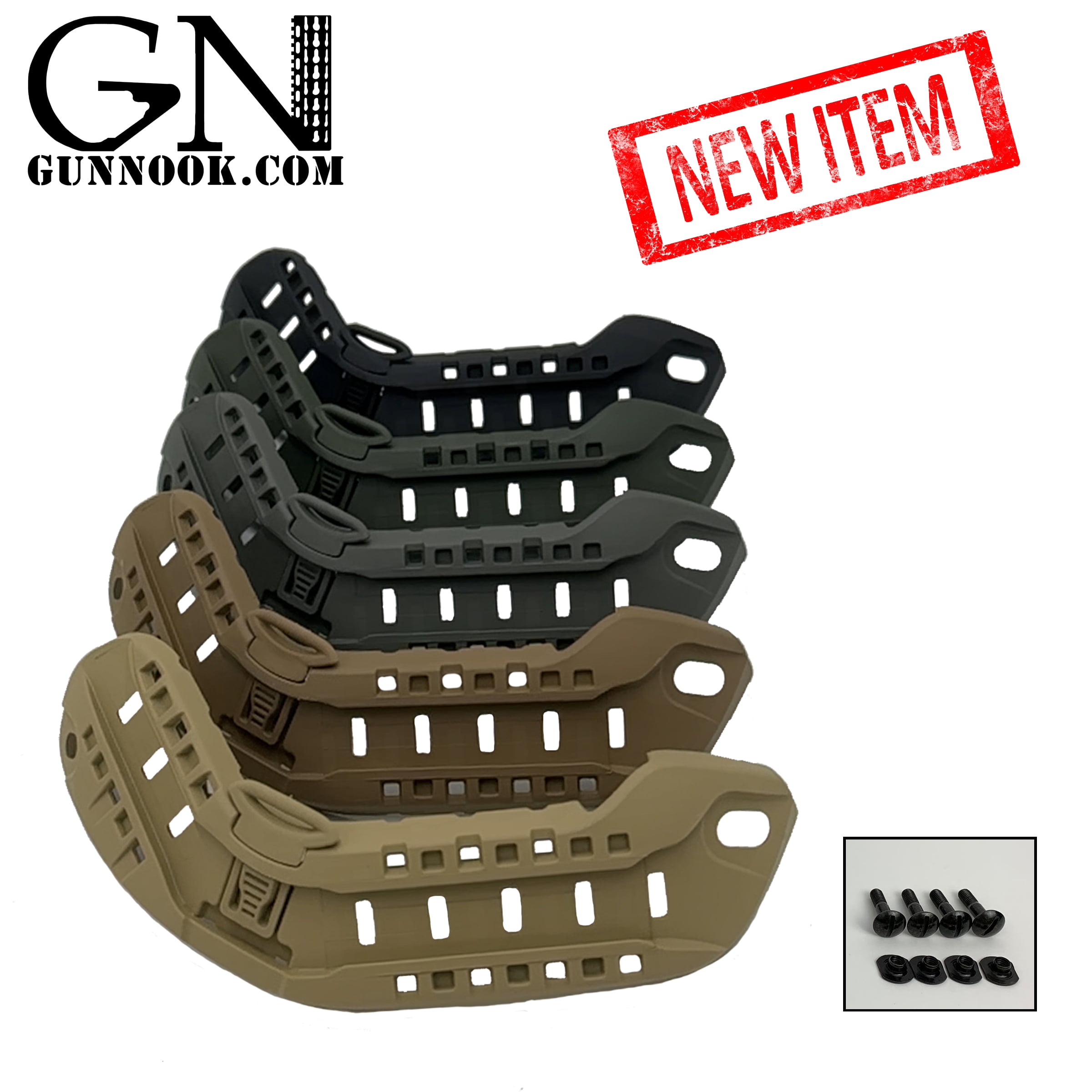 Mich Rails GunNook TYPE II Helmet Rails for MICH/ACH Helmets